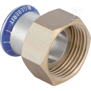 Złączka przejściowa Mapress Edelstahl z nakrętką: d=54mm, di=42mm, G=2''