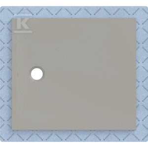 Brodzik CleanFloor30 z włókniną uszczelniającą, szary: 100x90cm