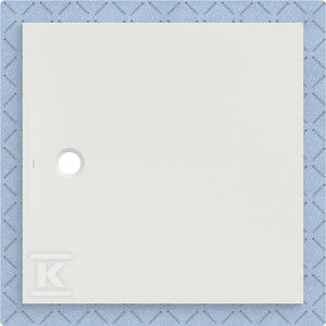 Brodzik CleanFloor30 z włókniną uszczelniającą, biały: 120x120cm