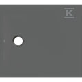 Brodzik CleanFloor30, grafit: 90x80cm