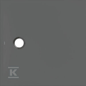 Brodzik CleanFloor30, grafit: 90x90cm