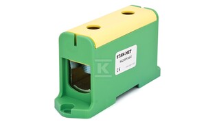 Złączka szynowa gwintowa al/cu 240mm2 WLZ-35P/240 Zielono-żółty