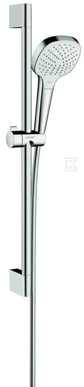 Zestaw prysznicowy Hansgrohe Croma Select E Vario z drążkiem 65 cm 26582400