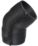 Kolano elektrooporowe 45ST. DN225 PE100, SDR11, PN10 gaz/PN16 woda