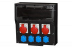 Rozdzielnica LIDO 18M - gniazda 2x16A 5p, 32A 5p, 4x230V