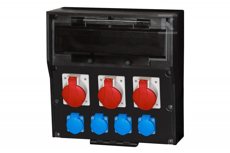 Rozdzielnica LIDO 18M - gniazda 2x16A 5p, 32A 5p, 4x230V