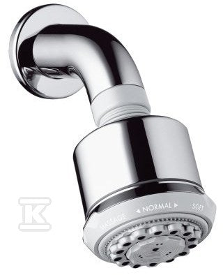 Głowica prysznicowa Hansgrohe Clubmaster z ramieniem prysznicowym chrom 27475000