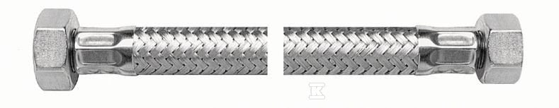 Wężyk redukcyjny z gwintem W-W w oplocie ze stali nierdzewnej Viper Plus 3/4" - 1/2" - L 40