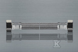 Wężyk z gwintem W-W w oplocie ze stali nierdzewnej Viper Plus 3/4" - L 40