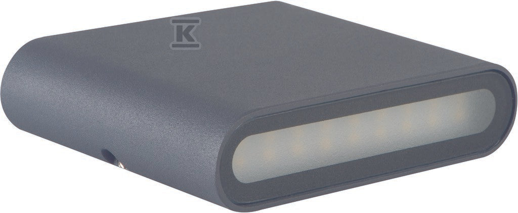 Oprawa elewacyjna LED, GARTO EL 8W 4000K, 300lm, IP54, grafitowa