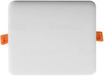 Downlight AREL LED DL 10W-NW 4000K 830lm IP65/20 kwadratowy