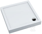 Brodzik akrylowy Stabilsound 90x90x14 / 3 cm kwadratowy Competia z systemem Safe Mase