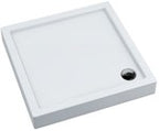 Brodzik akrylowy 3.4647 / C / ST z zintegrowanym nośnikiem Stabilsound z przeciągniętym panelem do podłogi Black Stone 90x120x12 cm "Competia New", prostokątny
