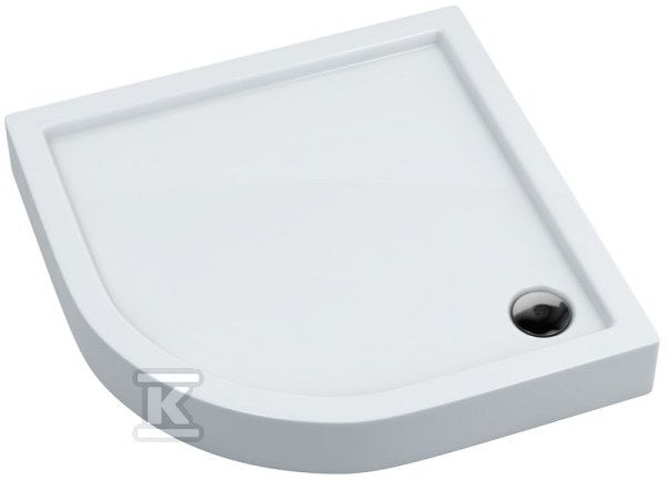 Brodzik akrylowy Stabilsound 100x100x14 / 3 cm półokrągły r55 Competia