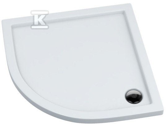 Brodzik kompozytowy 3.064 Stabilsound Plus 90x90x5 cm R55 "Corrina", półokrągły