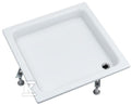 Brodzik akrylowy standard Zefir kwadrat 80x80x26 głębokość 12 cm 3.211. W zestawie: brodzik akrylowy, stelaż L06