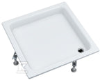 Brodzik akrylowy standard Zefir kwadrat 90x90x26 głębokość 12 cm 3.212. W zestawie: brodzik akrylowy, stelaż L06