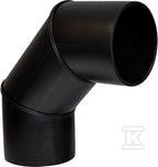 Kolano PEHD 200/90 segmentowe SDR26 S12.5, kolor czarny, QS (Quick Stream)
