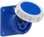 Gniazdo tablicowe proste 16A 3P+Z 400V 75x75mm IP44/54