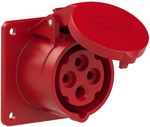 Gniazdo tablicowe proste 16A 2P+Z 230V 75x75mm IP67