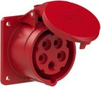 Gniazdo tablicowe proste 16A 2P+Z 230V 75x75mm IP67