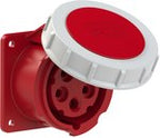 Gniazdo tablicowe proste 16A 3P+Z 400V 75x75mm IP44/54