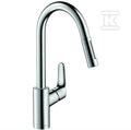 Bateria kuchenna Hansgrohe Focus jednouchwytowa z wyciąganą wylewką 31815000