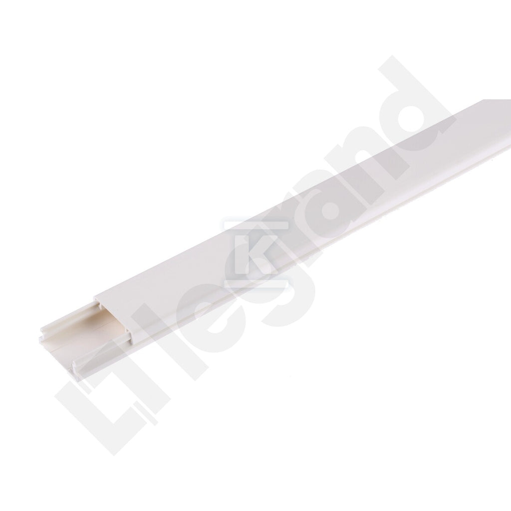 Listwa kablowa 20X10 biała z PCV,długość 2 m