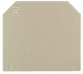 Płyta separacyjna (terminal), Ciemnobeżowy, Wysokość: 65 mm, Szerokość: 1.5 mm, V-0, Wemid, WTW WTL6/1 DB