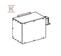 Kaseta zasilająca, Canalis KSA400, 400 A, 3L+N+PE, RAL9001