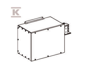 Kaseta zasilająca, Canalis KSA400, 400 A, 3L+N+PE, RAL9001