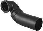 Kolano odpływowe PE 90st. L do WC d110/90