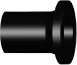 Tuleja doczołowa długa kołnierzowa dn315 PE100, SDR17, PN5 gaz/PN10 woda, sfazowana