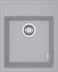 Zlewozmywak wbudowywany Tectonite® Sirius SID 610-40 Kamienny Szary