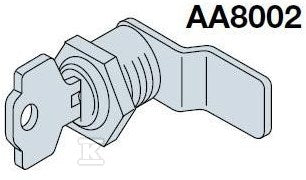 AA8002 YALE Zamek typ SR, FI 19mm z kluczami i osłoną otworu
