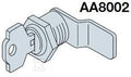 AA8002 YALE Zamek typ SR, FI 19mm z kluczami i osłoną otworu