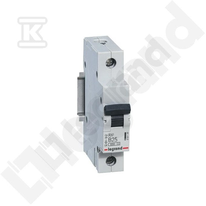 Wyłącznik nadprądowy RX3 1P B 25A 6000A