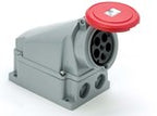 Gniazdo stałe 16A 3P+Z+N 400V, obudowa mała IP44