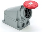 Gniazdo stałe 16A 3P+Z+N 400V, obudowa mała IP44