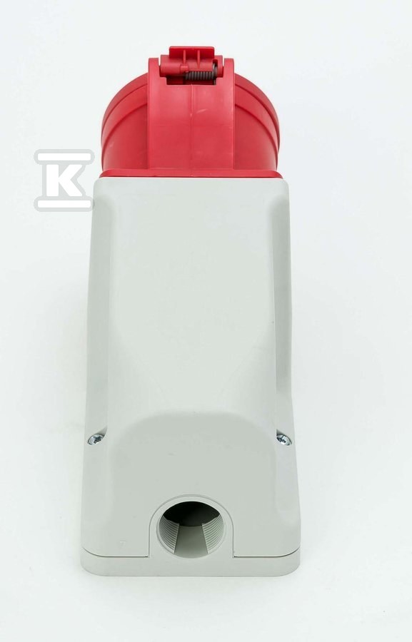 Gniazdo stałe przelotowe 32A 3P+Z+N 400V IP44