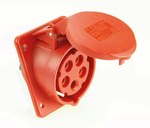 Gniazdo tablicowe skośne 16A 2P+Z 230V 70x85mm IP44/54
