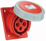 Gniazdo tablicowe skośne 16A 2P+Z 230V 70x85mm IP44/54