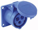 Gniazdo tablicowe proste 16A 2P+Z 230V 75x75mm IP67