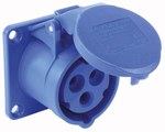 Gniazdo tablicowe proste 16A 2P+Z 230V 75x75mm IP67