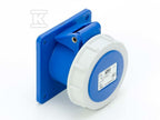 Gniazdo tablicowe proste 16A 2P+Z 230V 75x75mm IP67