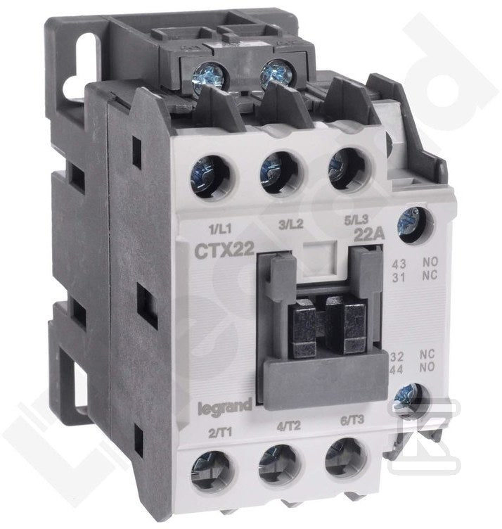 Stycznik CTX3 3P 22A 1NO1NC 230V AC