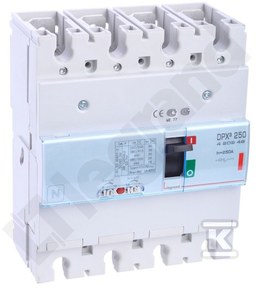 Wyłacznik mocy z wyzwalaczem termiczno-magnetycznym DPX3 250 4P 250A 36KA
