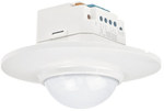 Czujnik ruchu M42HC, 230 V, nadrzędny, do wysokiego sufitu, 18 – 53 m, 360°, do montażu natynkowego, biały