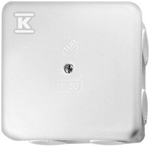 Puszka natynkowa IP56 400V pon56-80x80 biały bez wkładu
