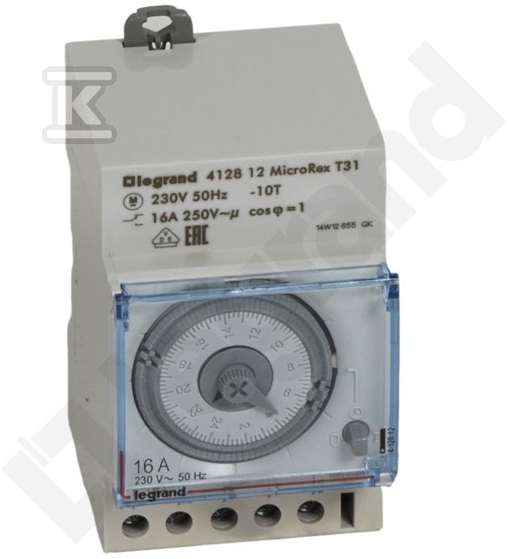 PA 352 Programator czasowy analogowy,230V, 50Hz, 1 styk zwierny,